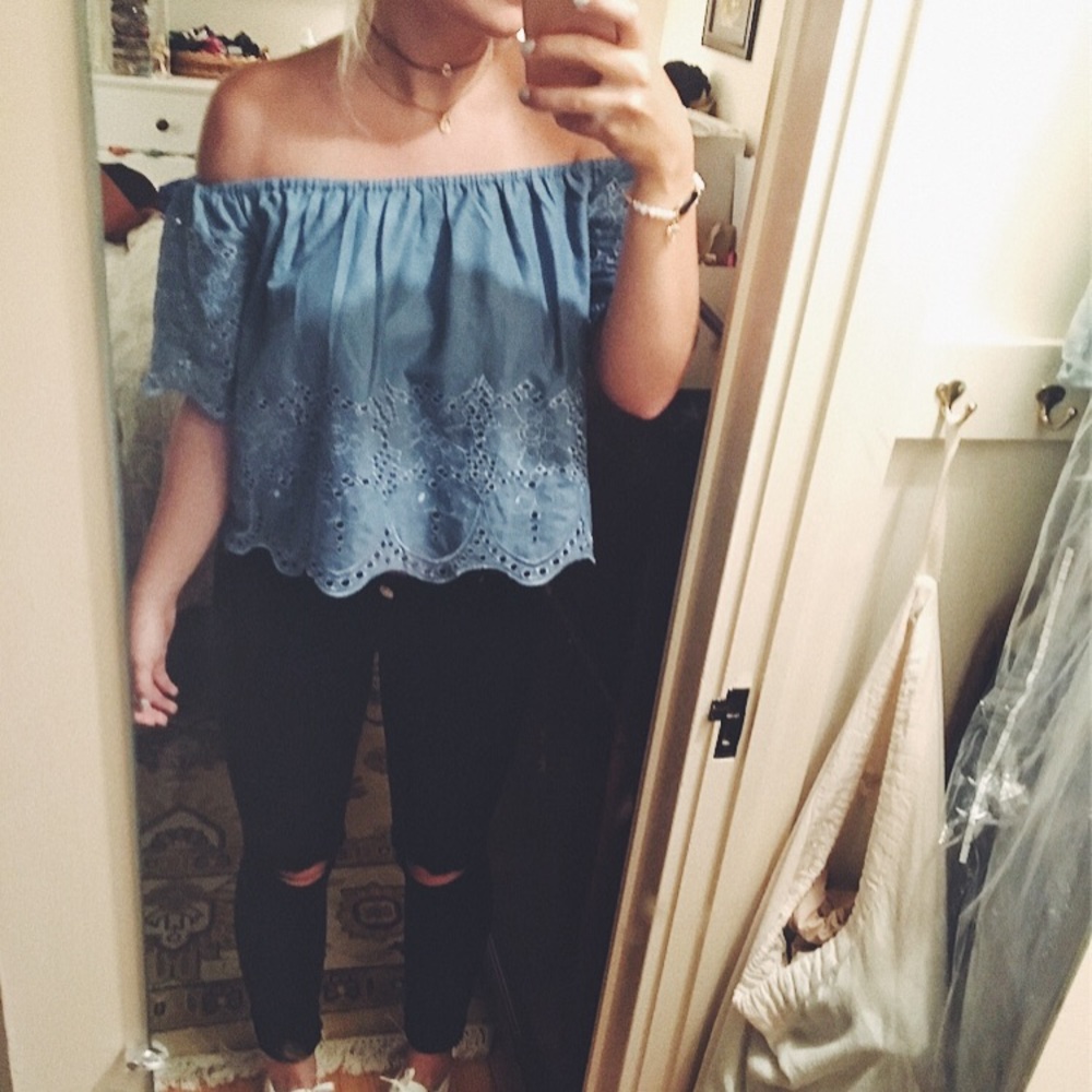 Off the shoulder top